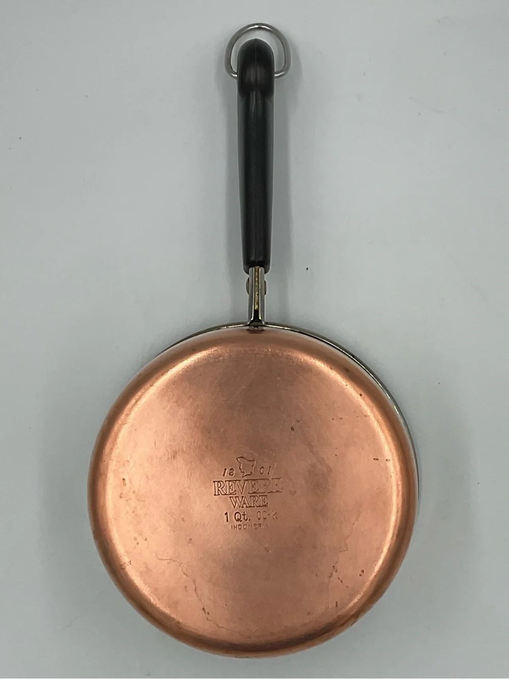 Vintage 1qt 1801 Revere Ware Copper-clad Stainless Steel Saucepan -No Lid
